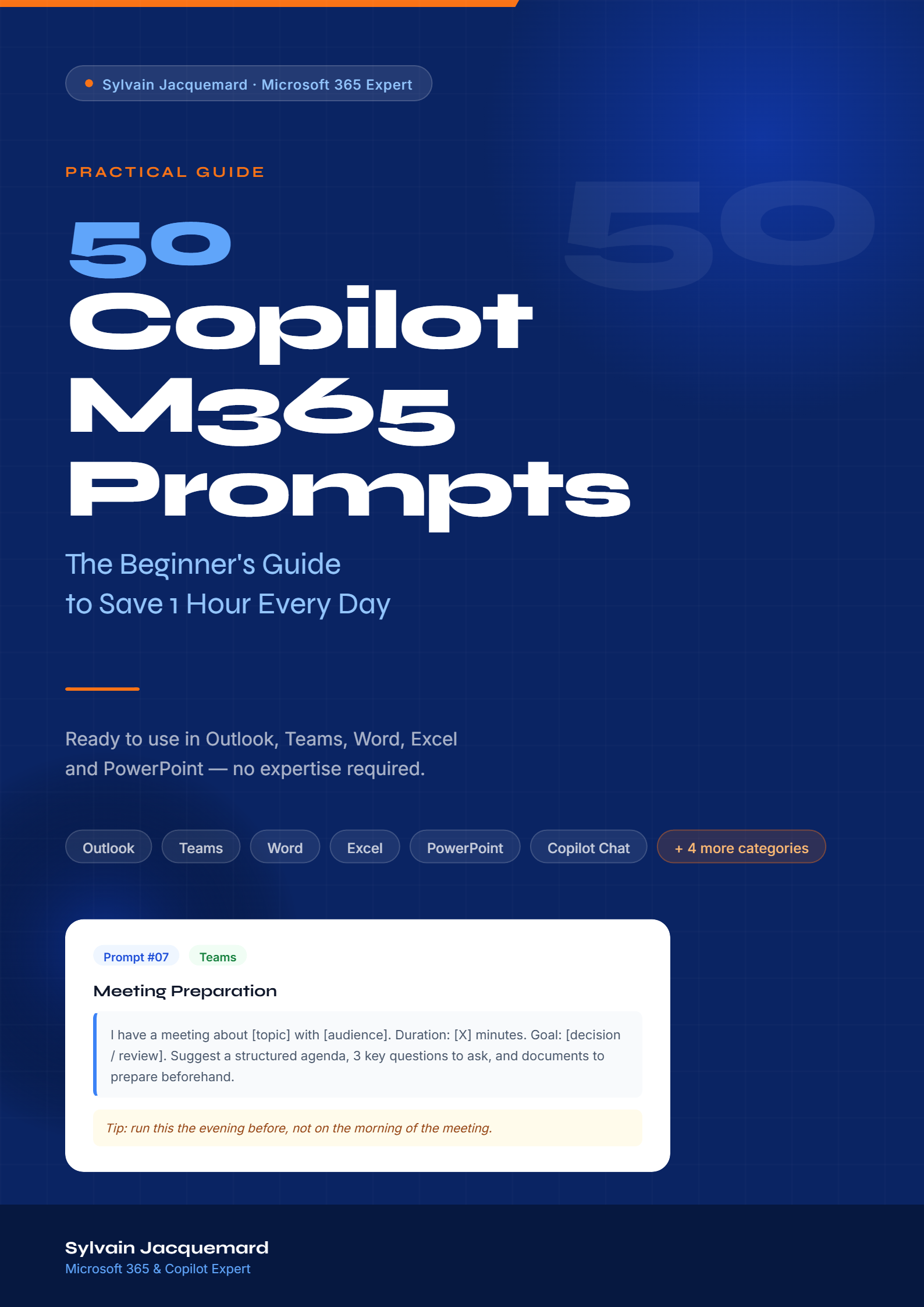 50 Copilot M365 Prompts for Beginners